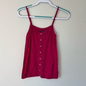 American Eagle Pink Tank Top with Adjustable Straps